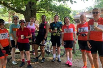 Women's cycle club ride September.